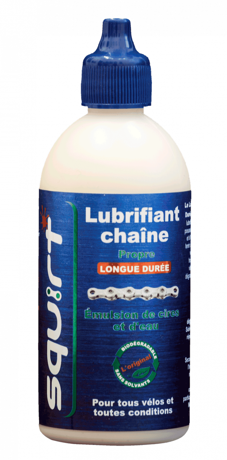 Lubrifiant Chaîne Vélo Squirt - 2 Flacons De 120 Ml, Longue Durée, Pour Basses Températures Hiver